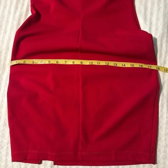 Honey and Rosie Strapless Red Dress - Picture 7 of 8